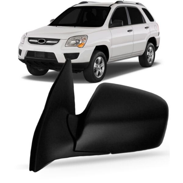 Retrovisor Para Sportage Esquerdo Ano 2005 06 07 08 09 10