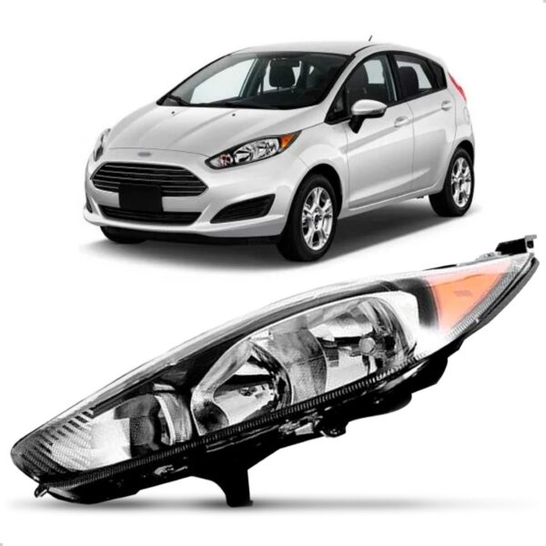 Farol Fiesta 2014 2015 2016 Fume Pisca Ambar 1ª Linha - Esquerdo/motorista