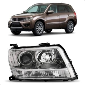 Farol Vitara 09 10 11 2012 13 2014 15 Manual/eletr 1ª Linha Direito/passageiro