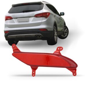 Refletor Parachoque Traseiro Para Santa Fe 2014 2015 A 2018 Lado Direito