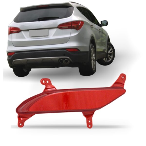 Refletor Parachoque Traseiro Para Santa Fe 2014 2015 A 2018 Lado Esquerdo