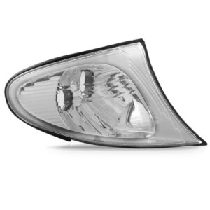 Sinaleira Seta Bmw Serie 3 02 03 04 05 Cristal Borda Cromada Lado Direito