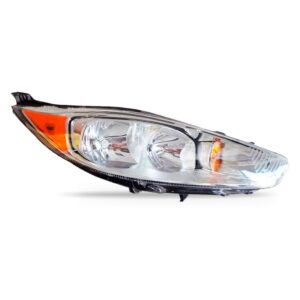 Farol New Fiesta Mexicano 13 14 15 16 Cromado Seta Âmbar Lado Direito