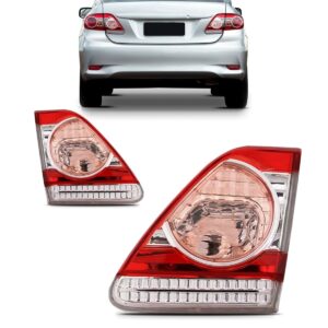 Lanterna Traseira Para Toyota Corolla 2012 2013 Ré Rosa Lado Direito