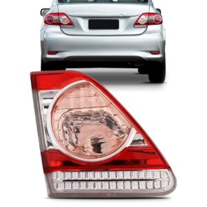 Lanterna Traseira Para Toyota Corolla 2012 2013 Ré Rosa Lado Esquerdo
