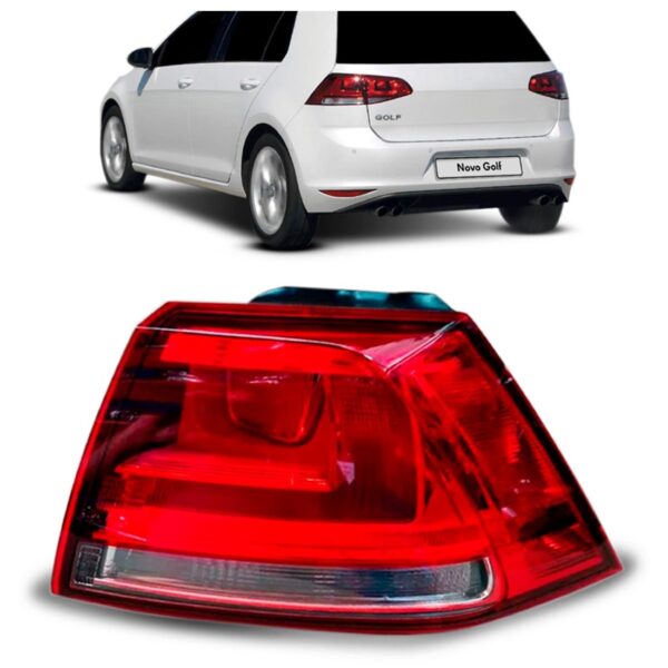 Lanterna Traseira Golf 2014 2015 2016 Sem Led Canto 1ª Linha Esquerdo