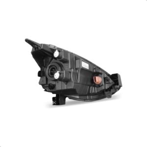 Farol March 2014 15 16 17 18 19 2020 Manual Cromado E Preto  Lado Esquerdo