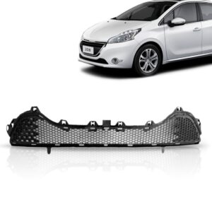 Grade Central Peugeot 208 2012 A 16 Inferior Preta 1a Linha Preto