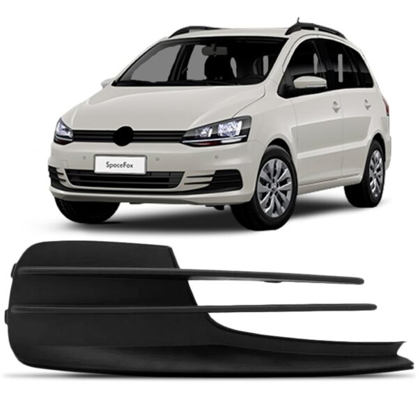 Moldura Milha Auxiliar Fox 2015 2016 2017 Fechada Direito Passageiro