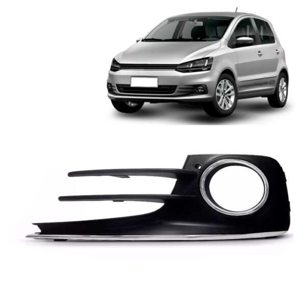 Moldura Milha Fox 2015 A 2017 C/furo Friso Cromado Oferta Lado Esquerdo