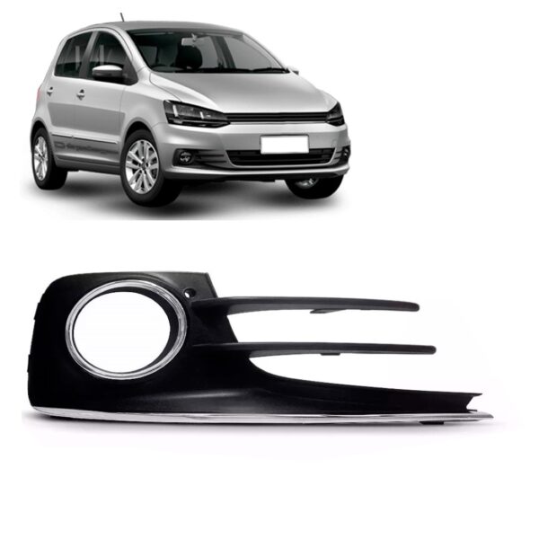 Moldura Milha Fox 2015 A 2017 C/furo Friso Cromado Oferta Lado Direito