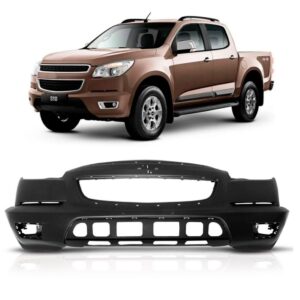 Parachoque Dianteiro S10 2012 A 2015 C/furo 1a Linha Novo Preto