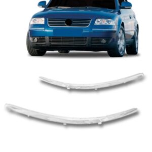 Aplique Cromado Parachoque Passat 2001 2002 2003 2004 2005 Lado Esquerdo