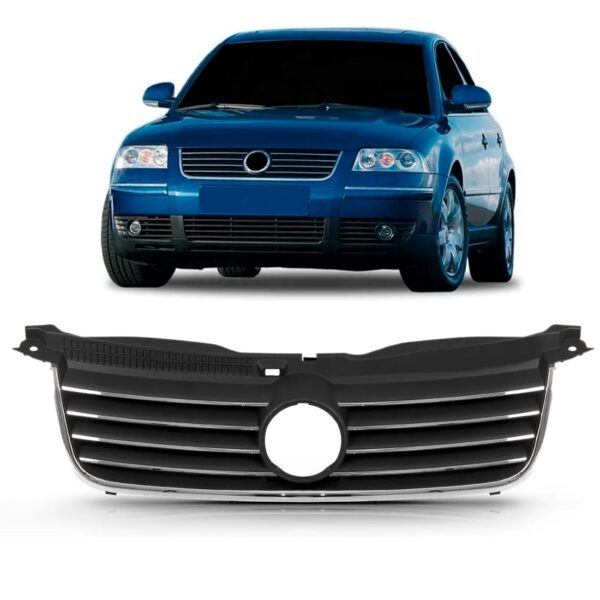 Grade Radiador Passat 2001 2002 03 04 2005 C/ Friso 1a Linha