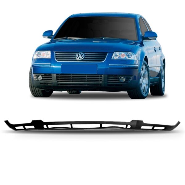 Spoiler Dianteiro Parachoque Passat 2001 2002 2003 2004 2005 Preto