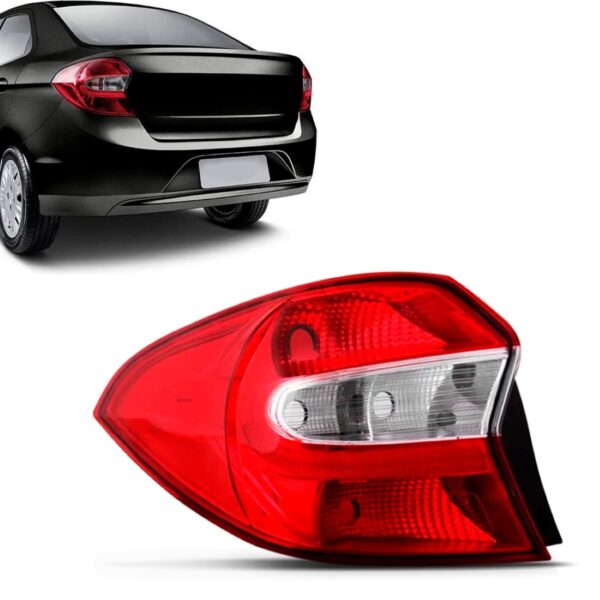 Lanterna Traseira Ka Sedan 2015 2016 2017 2018 Bicolor Novo Lado Esquerdo