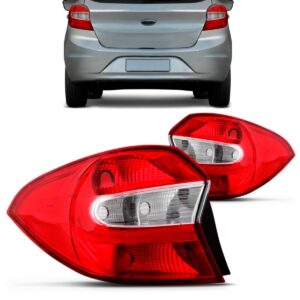Lanterna Traseira Ka Hatch 2015 2016 2017 2018 Bicolor Novo Lado Esquerdo
