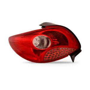 Lanterna Traseira Peugeot 207 2009 2010 2011 Tela Vermelha Lado Direito