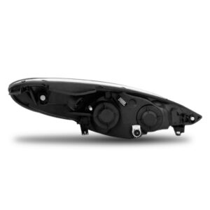 Farol Peugeot 207 09 10 11 2012 2013 Manual Cromado 1ª Linha Esquerdo/motorista