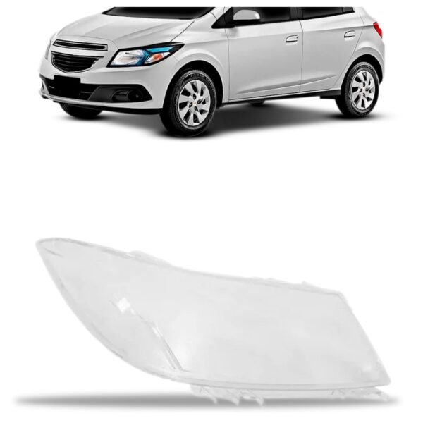 Lente Farol Para Onix 2013 2014 2015 2016 Em Acrílico Lado Esquerdo