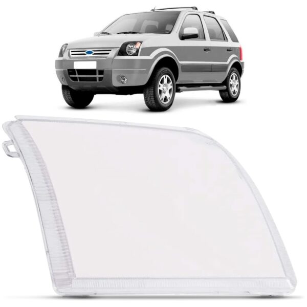 Lente Farol Ecosport 2003 A 2007 Lado Direito
