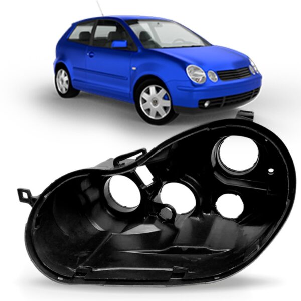Carcaça Farol Polo 2003 A 2006 Lado Esquerdo
