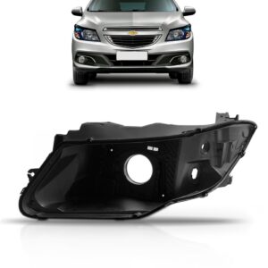 Carcaça Farol Dianteiro Para Chevrolet Onix 2013 2014 A 2016 Lado Esquerdo