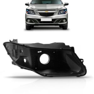 Carcaça Farol Dianteiro Para Chevrolet Onix 2013 2014 A 2016 Lado Direito