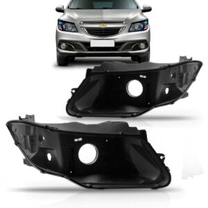 Carcaça Farol Dianteiro Para Chevrolet Onix 2013 2014 A 2016 Lado Direito