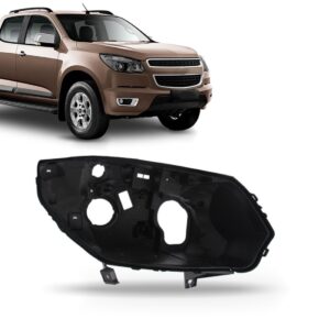 Carcaça Farol S10 2012 2013 2014 2015 2016 Eletrico Manual Lado Direito