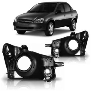 Carcaça De Farol Corsa 2010 2011 2012 2014 2015 Lado Direito