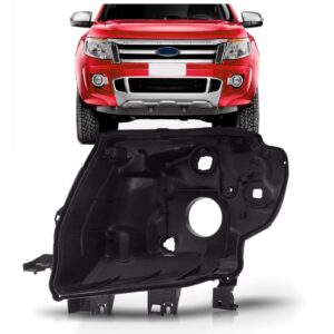 Carcaça De Farol Elétrico Ranger 2013 2014 2015 2016 Lado Esquerdo
