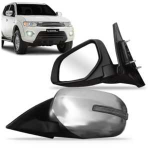 Retrovisor L200 Triton 2014 2015 Retratil Eletrico Com Pisca Lado Esquerdo