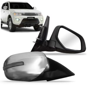 Retrovisor L200 Triton 2014 2015 Retratil Eletrico Com Pisca Lado Direito