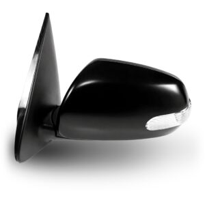 Retrovisor Cerato 2009 A 2011 Eletrico Termico C/pisca Preto Lado Esquerdo