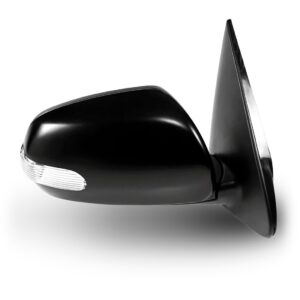 Retrovisor Cerato 2009 A 2011 Eletrico Termico C/pisca Preto Lado Direito