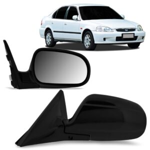 Retrovisor Para Honda Civic 1996 1997 1998 A 2000 Elétrico Lado Esquerdo