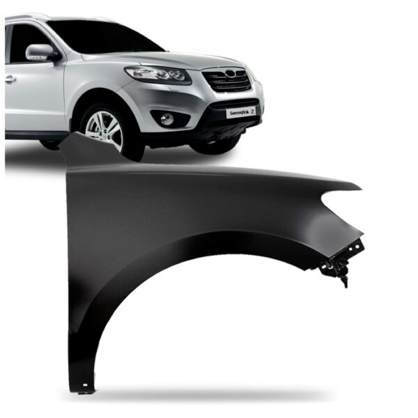 Paralama Santa Fé 2011 2012 2013 Sem Furo Lado Direito