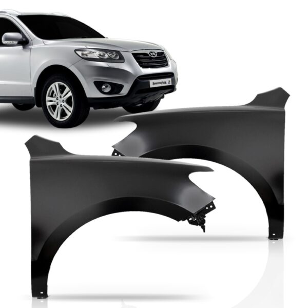 Paralama Para Hyundai Santa Fé 2011 2012 Ld Tong Yang Direito
