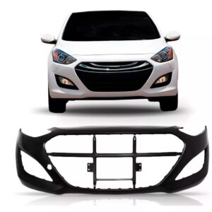 Parachoque Dianteiro Para Hyundai I30 Anos 2012 A 2016 Preto Preto
