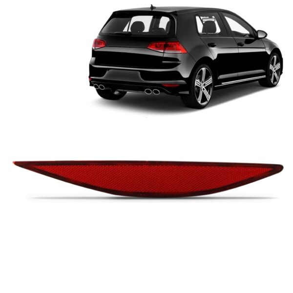 Sinaleira Parachoque Golf 2014 A 2018 Refletor Olho Gato Vermelho