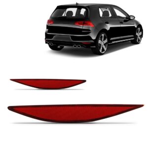 Sinaleira Parachoque Golf 2014 A 2018 Refletor Olho Gato Vermelho