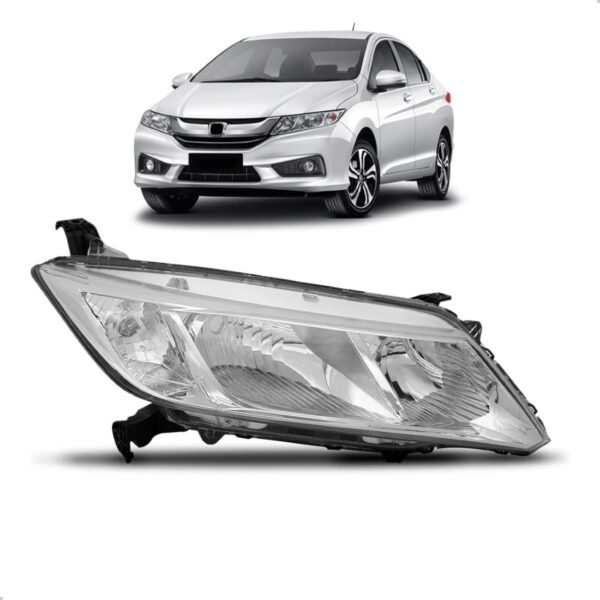 Farol Para Honda City 2014 2015 2016 Manual 1ª Linha Direito/passageiro