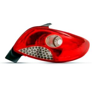 Sinaleira Traseira Peugeot 207 2011 2012 Vermelha Ré Branca Lado Esquerdo