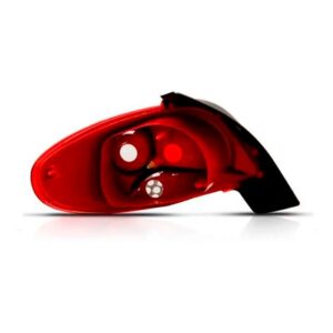 Sinaleira Traseira Peugeot 207 2011 2012 Vermelha Ré Branca Lado Esquerdo