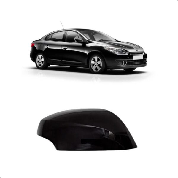 Capa Do Retrovisor Fluence 2010 A 2014 Preto Le Preto