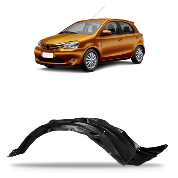 Protetor Caixa De Roda Dianteiro Etios 2012 2013 2014 2015 Lado Direito