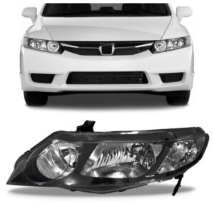 Farol Civic 2007 2008 2009 2010 2011 1ª Linha Esquerdo/motorista