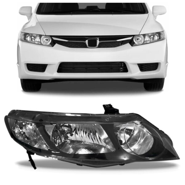 Farol Civic 2007 2008 2009 2010 2011 1ª Linha Direito/passageiro