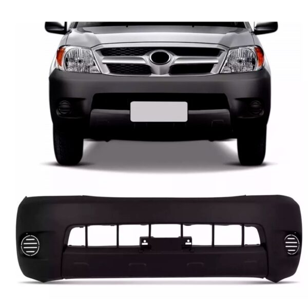 Parachoque Dianteiro Hilux Srv 2005 A 2008 S/furo Milha Novo Preto